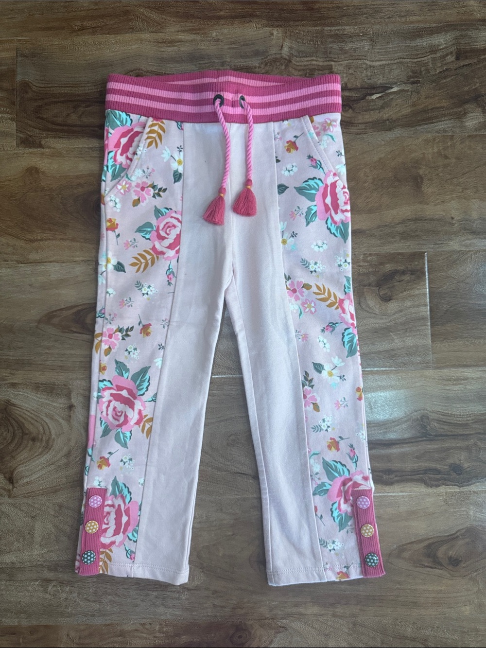 Matilda Jane sweat pants floral size 4 NWT’s